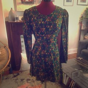 Vintage A line mini dress